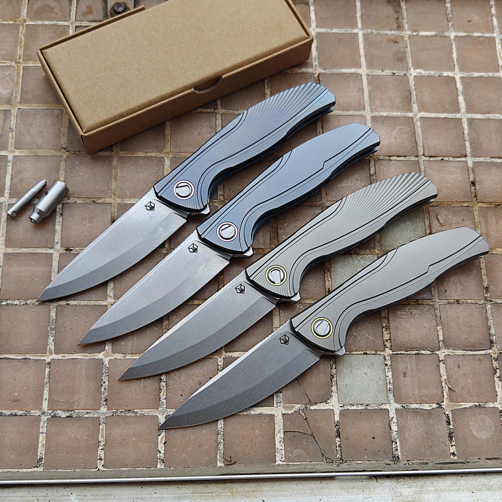 Woodworking Logo - JUFULE Bear F7 Titanium Handle Mark