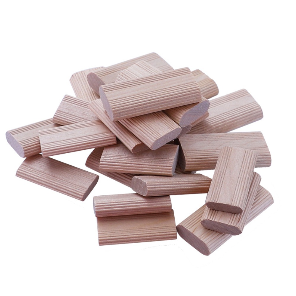 Woodworking Domino - 50/100Pcs Beech Wood Domino Tenons Positioning