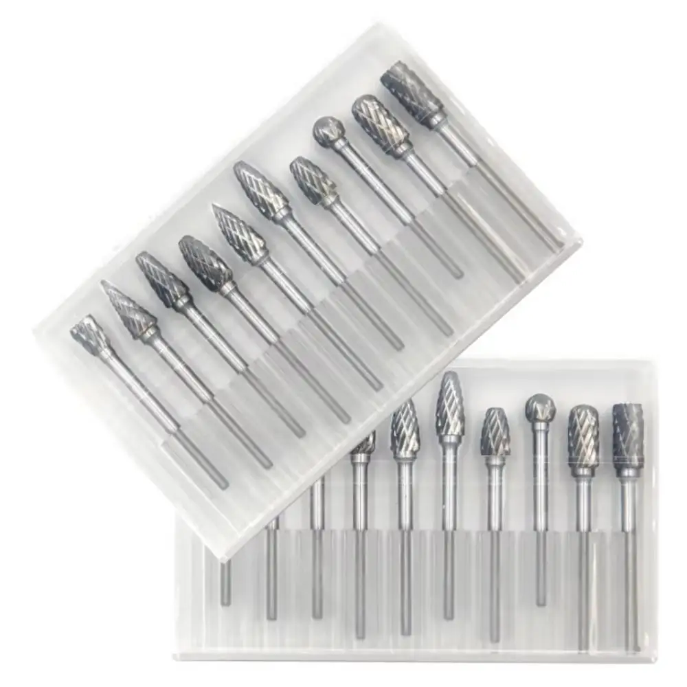 Woodworking Jobs - 10PCS Carbide Rotary Burr Set 3mm