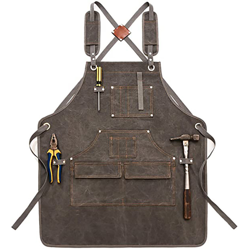 Woodworking Logo - Simple Thickened Canvas Apron Custom Logo