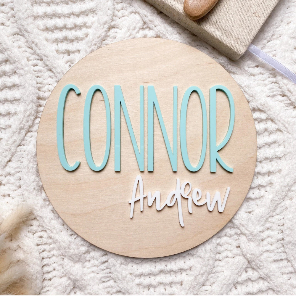 Personalised Birth Announcemen - Woodworking Jobs ulasan dan harga