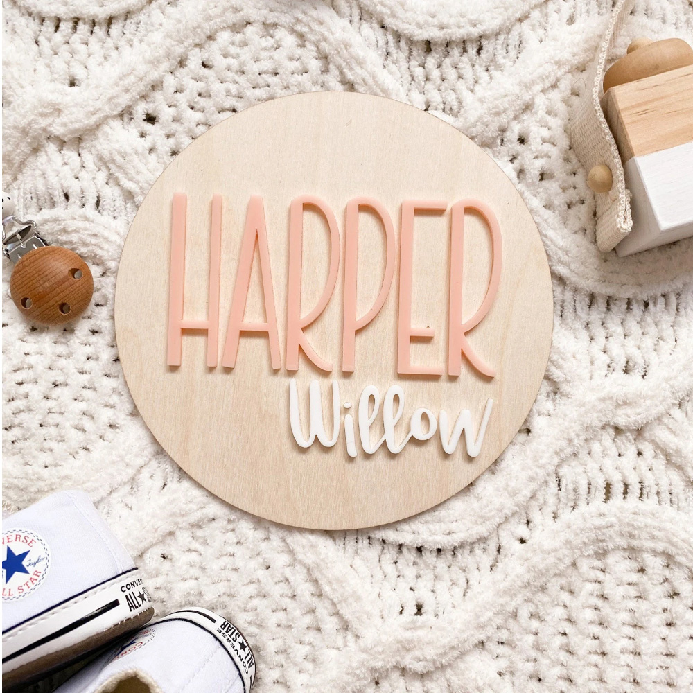 Personalised Birth Announcemen - Woodworking Jobs ulasan dan harga