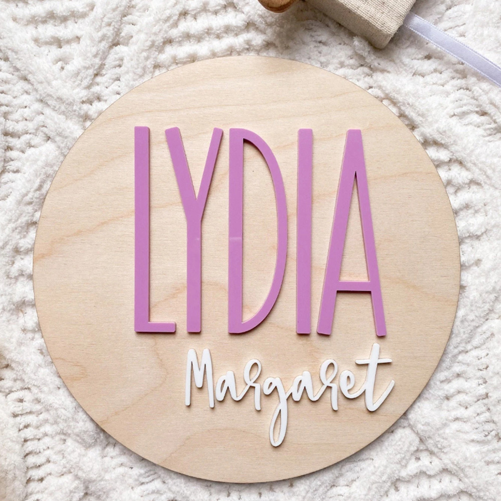 Personalised Birth Announcemen - Woodworking Jobs ulasan dan harga