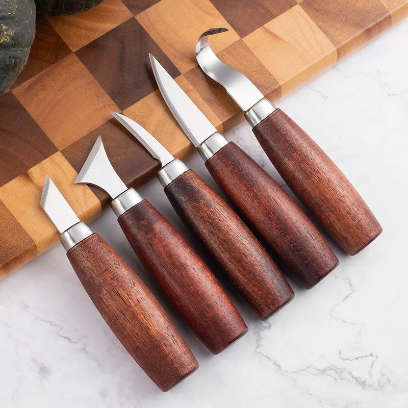 5 Pcs Wood Carving Chisel Set  - Woodworking Diy Projects ulasan dan harga