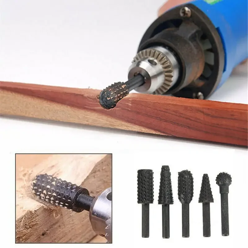 5PCS Rotary Craft Files Rotary - Woodworking Files And Rasps ulasan dan harga