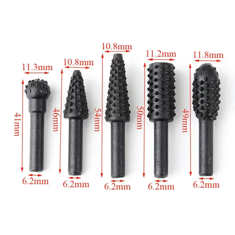 5PCS Rotary Craft Files Rotary - Woodworking Files And Rasps ulasan dan harga