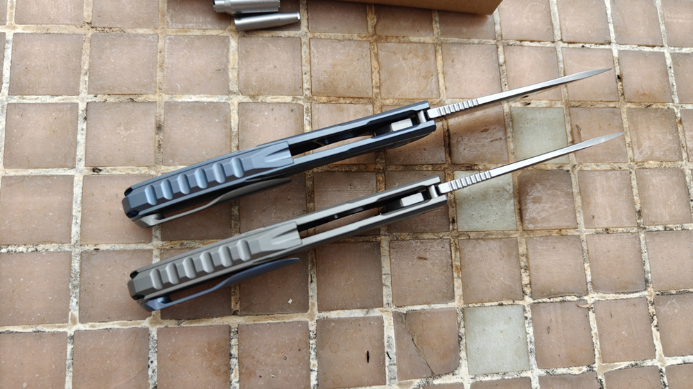 JUFULE Bear F7 Titanium Handle - Woodworking Logo ulasan dan harga