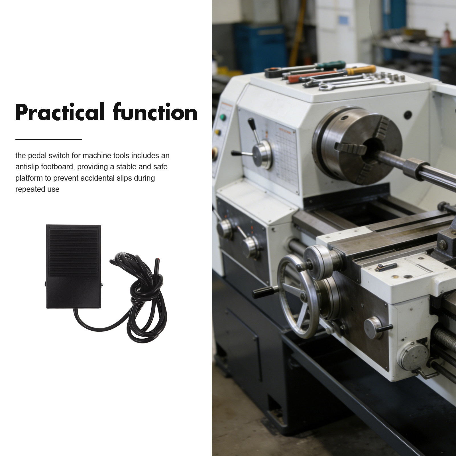 Momentary Foot Pedal Switch fo - Woodworking Machines ulasan dan harga