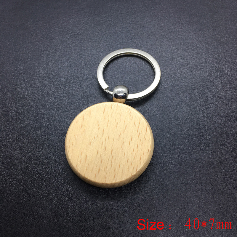 Custom Wooden Keychain Laser E - Woodworking Logo ulasan dan harga