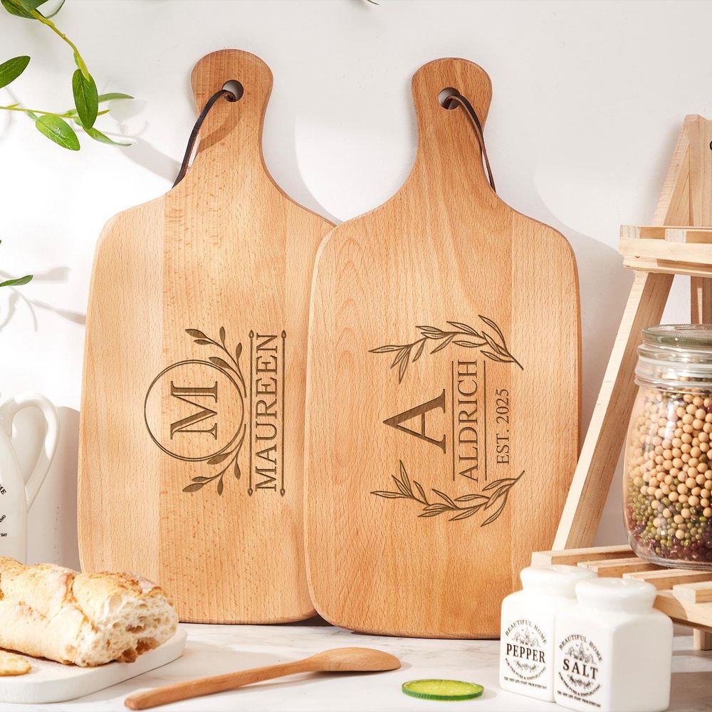 Custom Engraved Wooden Choppin - Woodworking Logo ulasan dan harga