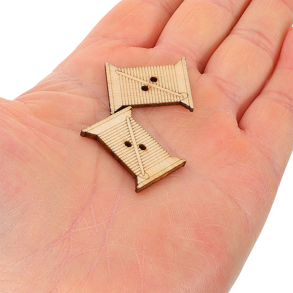 100Pcs Wooden Embroidery Floss - Woodworking Diy Projects ulasan dan harga