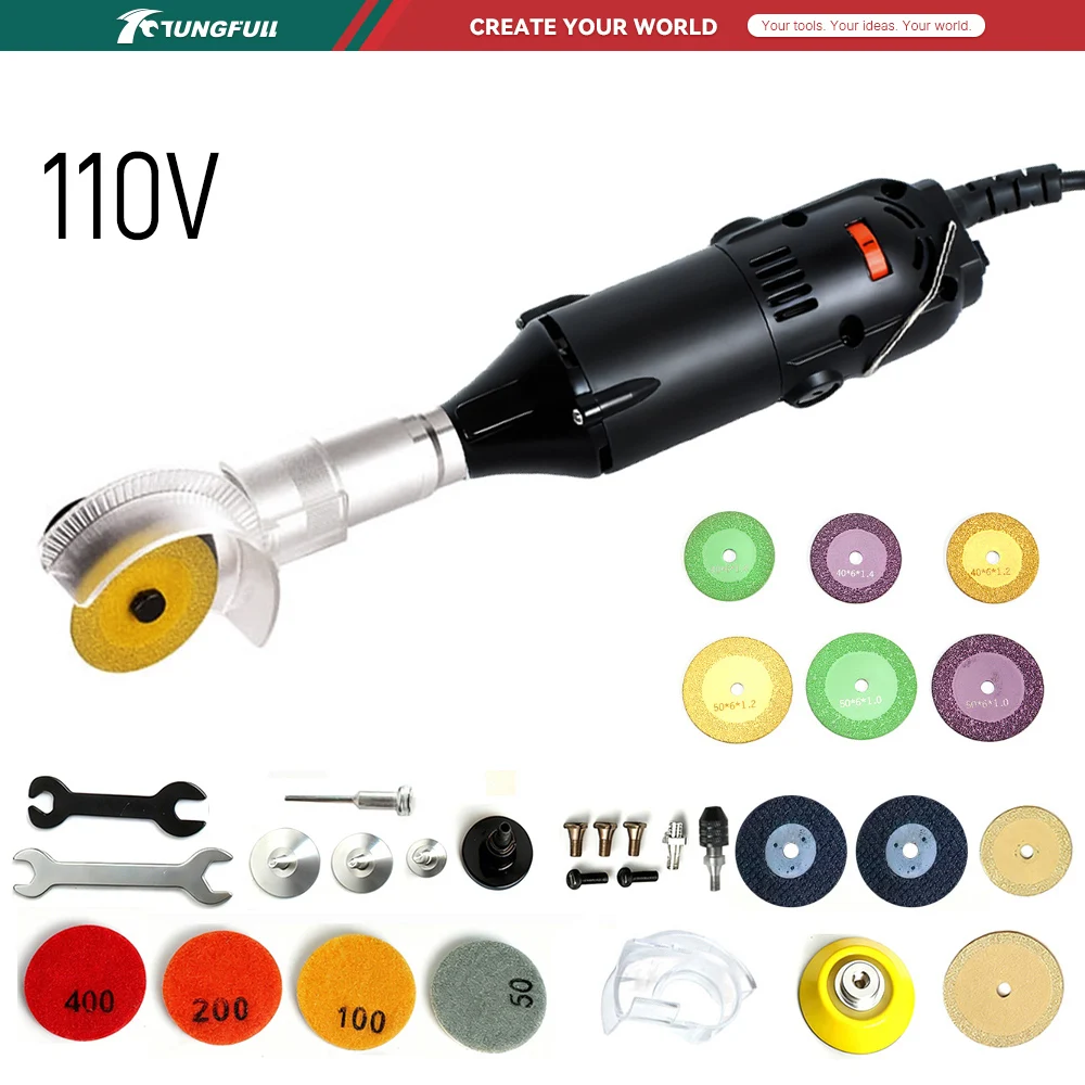 TUNGFULL 110V Mini Angle Grind - Woodworking Jobs ulasan dan harga