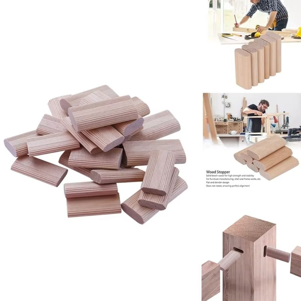 50/100Pcs Beech Wood Domino Te - Woodworking Domino ulasan dan harga