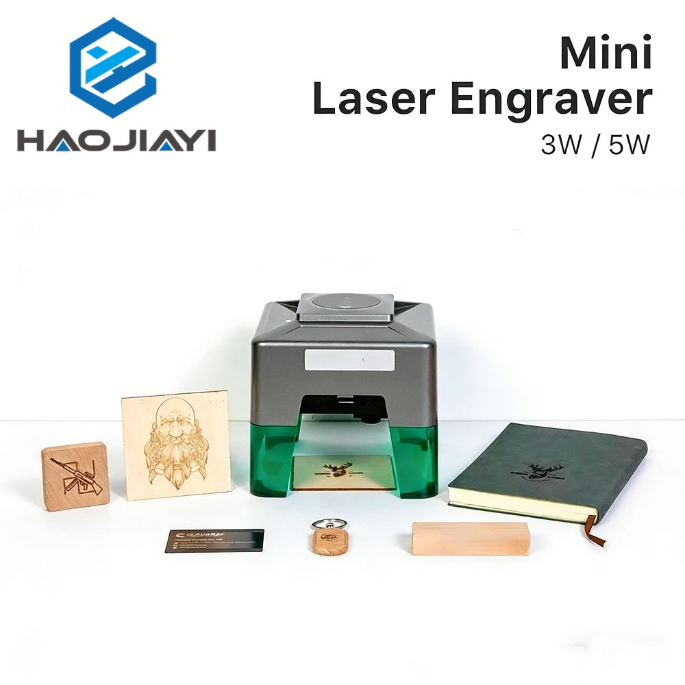 5000mW Mini CNC Laser Engraver - Woodworking Logo ulasan dan harga