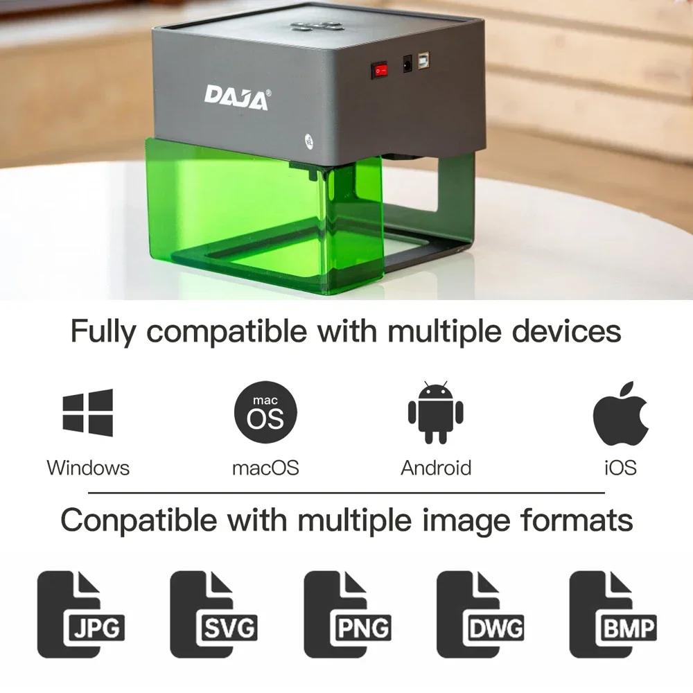 DAJA Laser Engraver CNC DIY DJ - Woodworking Logo ulasan dan harga