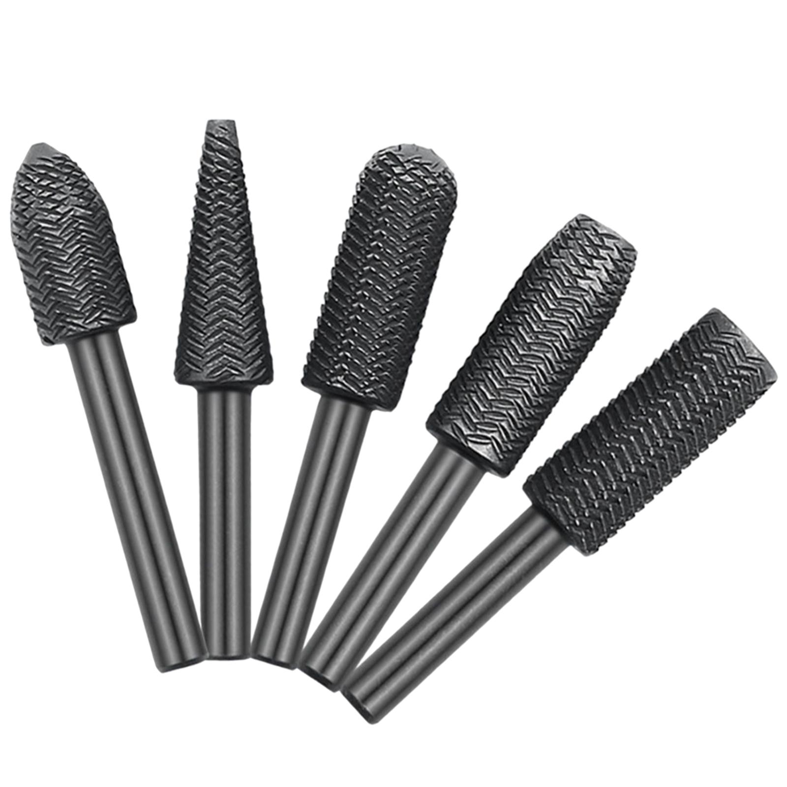 5x Steel Rotary Burr Set Carvi - Woodworking Files And Rasps ulasan dan harga
