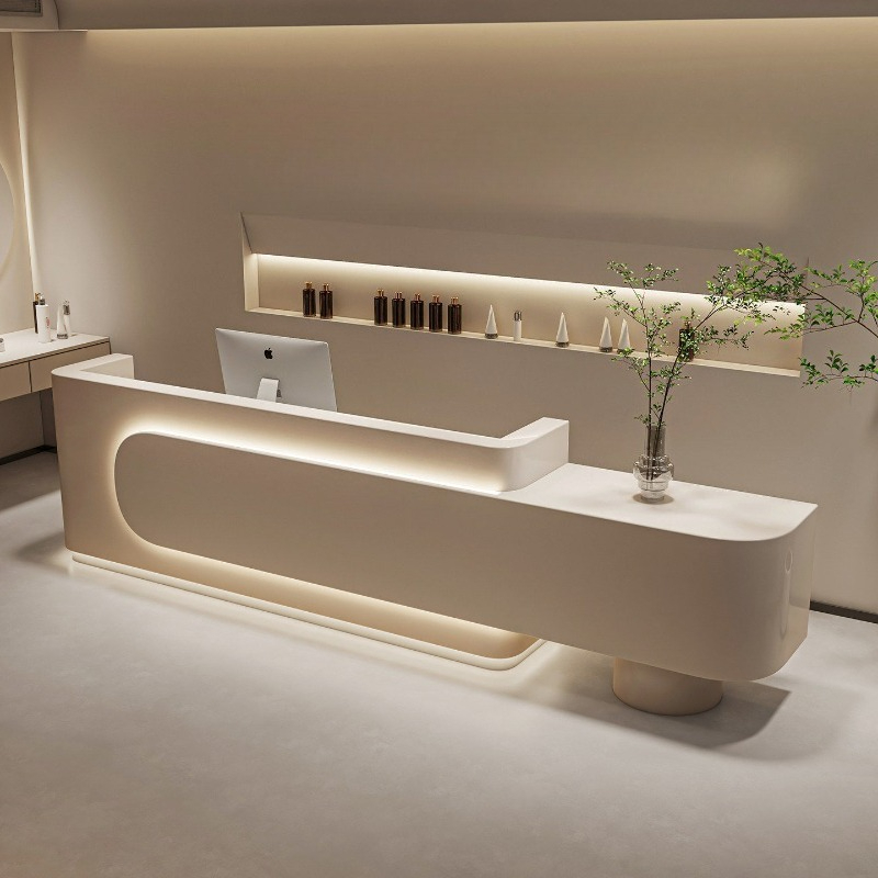 Modern Luxury Reception Desk B - Woodworking Institute ulasan dan harga